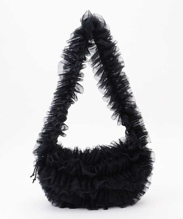 LA BAGAGERIE 【MONICA】シアーチュールドロストバッグ ブラック