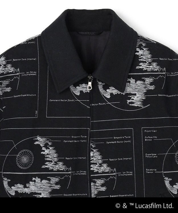 JOSEPH HOMME 【受注生産】【WEB限定】【スター・ウォーズ 】 JOSEPH HOMME スター・ウォーズ / 刺繡ブルゾン ブラック系