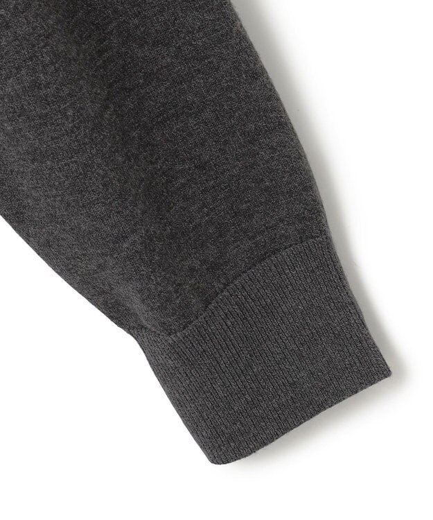 J.PRESS MEN 【ストレッチ性 / イージーケア】【FLEX YARN】ケーブルニットブルゾン型カーディガン グレー系