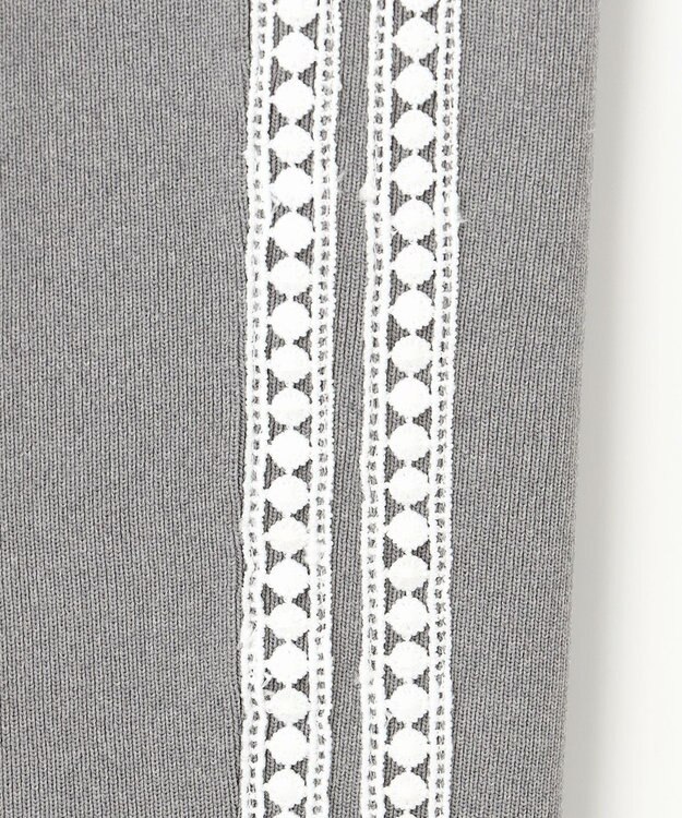 組曲 【組曲×setsuko sagittaire】レーシートラック パンツ ライトグレー系