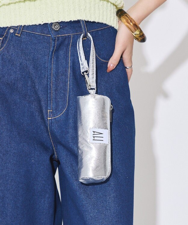 AMERICAN HOLIC パテッドホリホリポーチ Silver