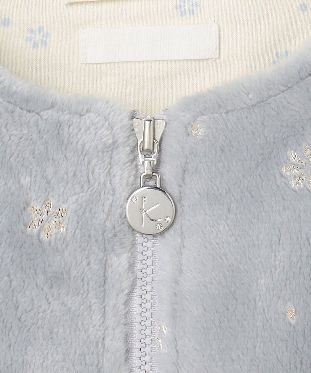 組曲 KIDS 【150-160㎝】スノーフラワー ブルゾン ライトグレー