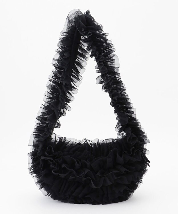 LA BAGAGERIE 【MONICA】シアーチュールドロストバッグ ブラック