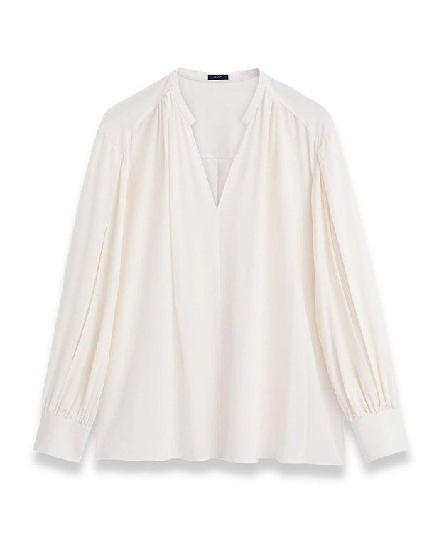 JOSEPH ニューCDC　オープンネックブラウス Ivory