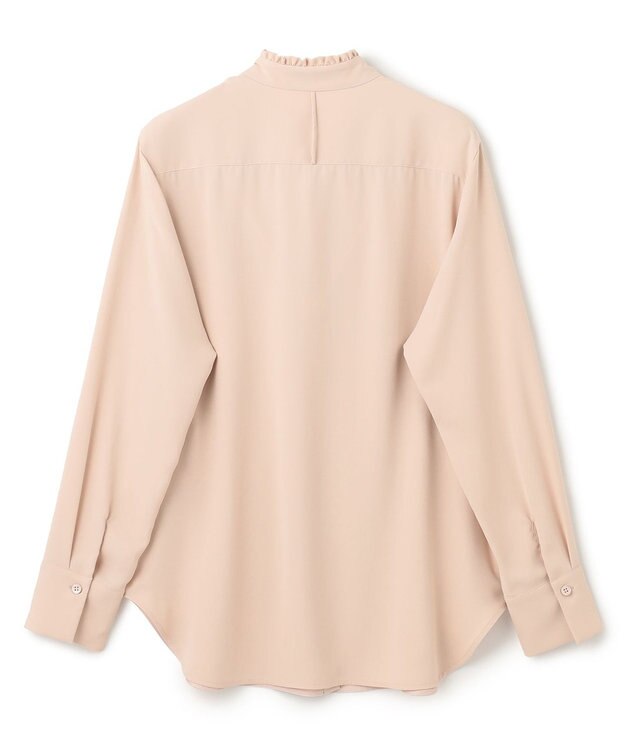 BEIGE， 【L-size】EVA / ボウタイロングスリーブ ブラウス Nude