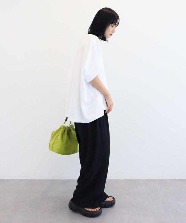 Green Parks 超冷感タック入りオーバーサイズプルオーバー Off White