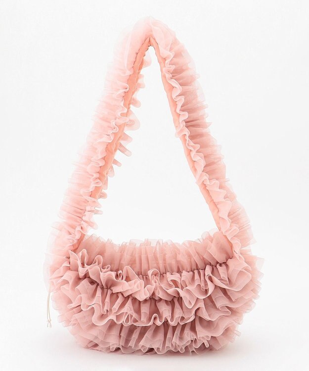 LA BAGAGERIE 【MONICA】シアーチュールドロストバッグ ピンク