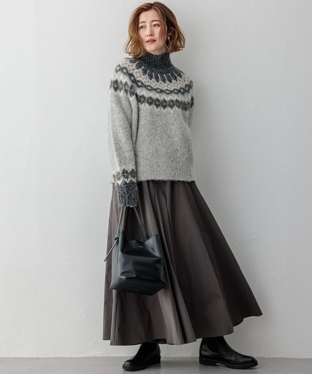 23区 レザー2WAY ショルダーバッグ ブラック系