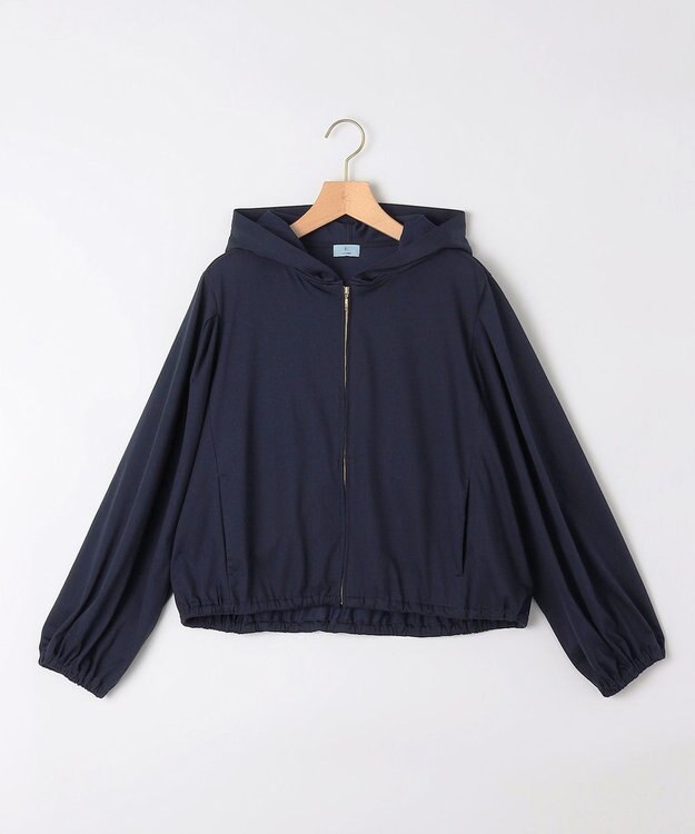 組曲 L 【UVケア・WEB限定】ライトジャージーパーカー ネイビー系