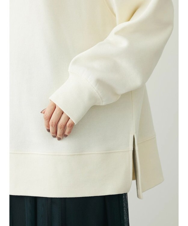 Green Parks 裏起毛パーカー Ecru