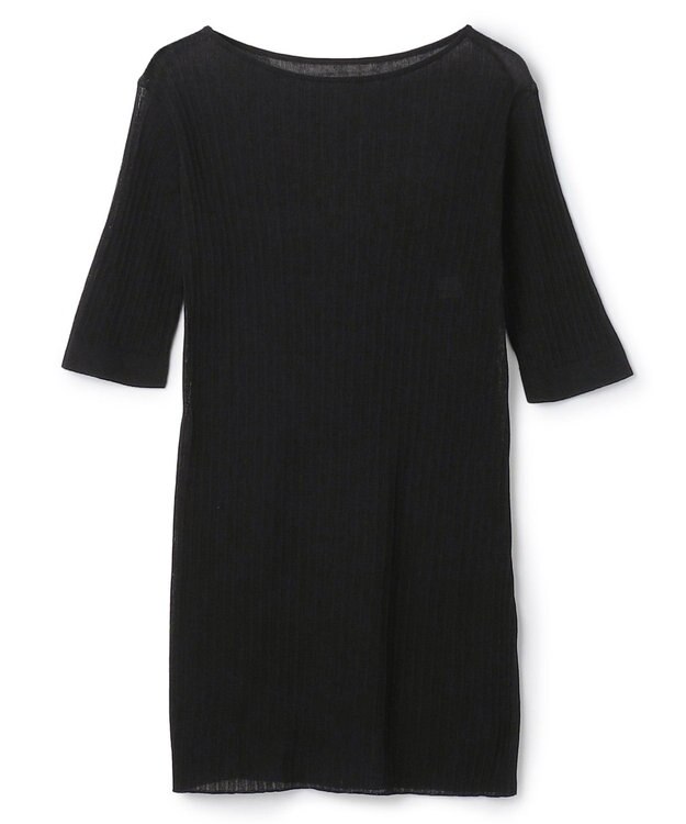 uncrave ランダムリブシアーニット トップス ブラック