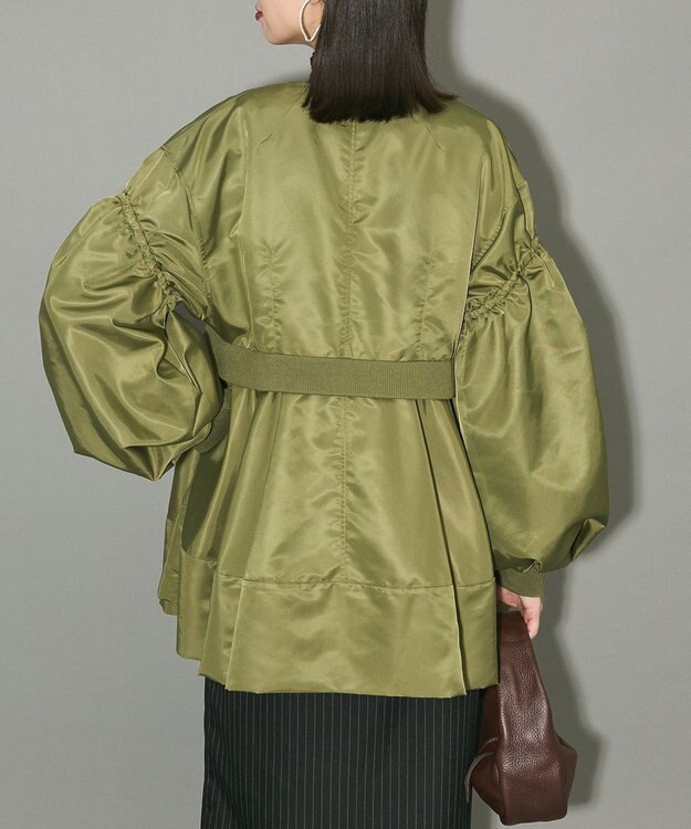 Green Parks ＭＡ－１ペプラムブルゾン Khaki