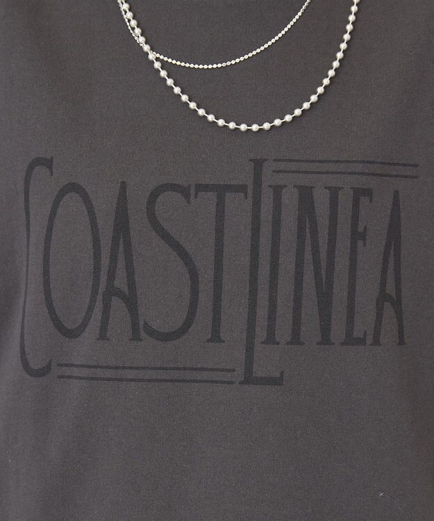 AMERICAN HOLIC COASTLINEA ロゴTシャツ Black