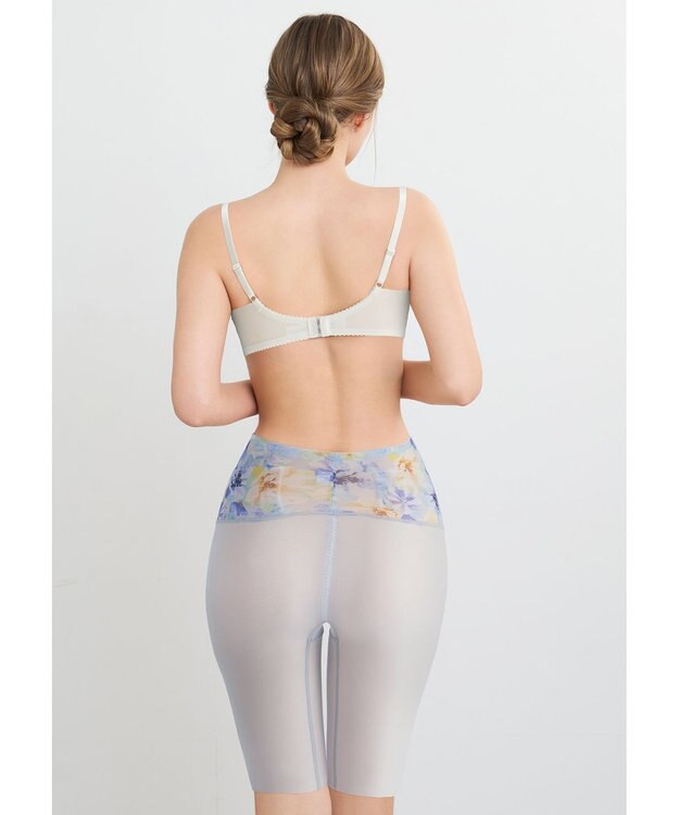 WACOAL ブラジャー 【夏めくブラ】 メッシュ素材(カップ) さらり爽快 バストメイク機能 夏 夏ブラ レディース BXB475 /ワコール ブルー