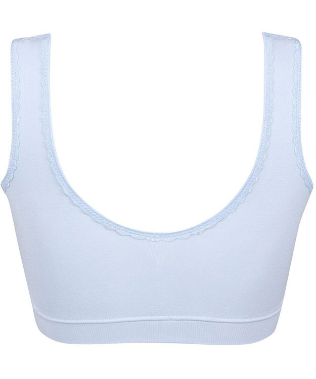 Wing ノンワイヤーブラ バストの脇流れを防ぐ 就寝中も日中のくつろぎタイムも 【ナイトアップブラ ルーム】 ブラジャー ナイトブラ KB3511 ウイング／ワコール ブルー