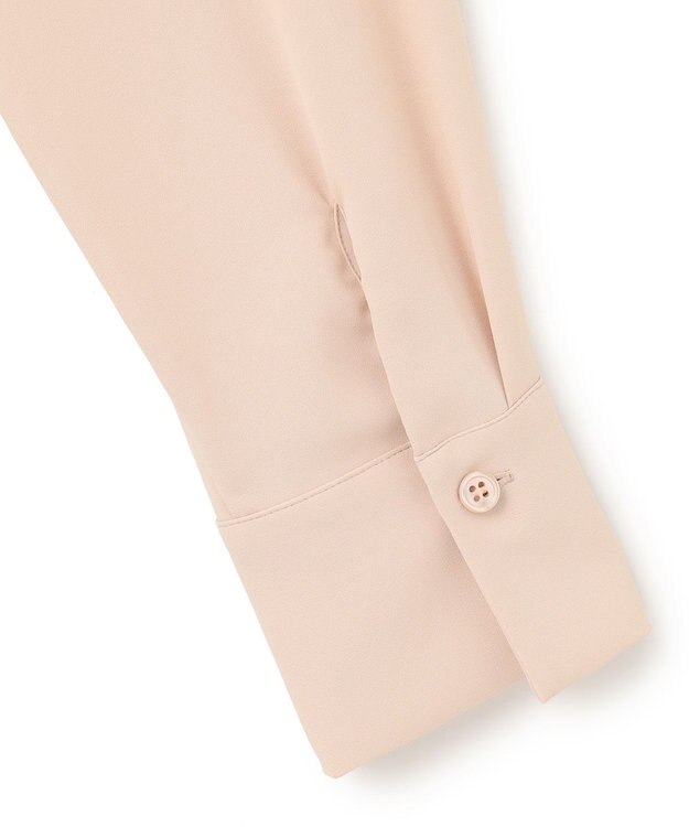 BEIGE， 【L-size】EVA / ボウタイロングスリーブ ブラウス Nude