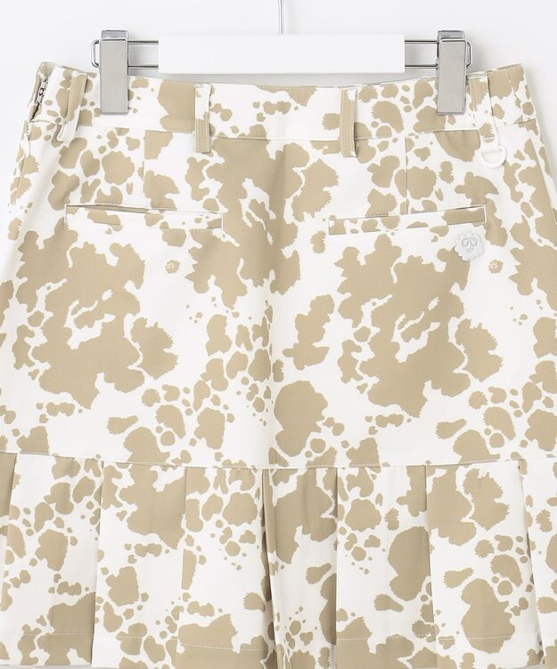 PW CIRCULUS 【WOMEN】【洗える】アニマルプリント バックプリーツ スカート ゴルフウェア レディース ベージュ系5