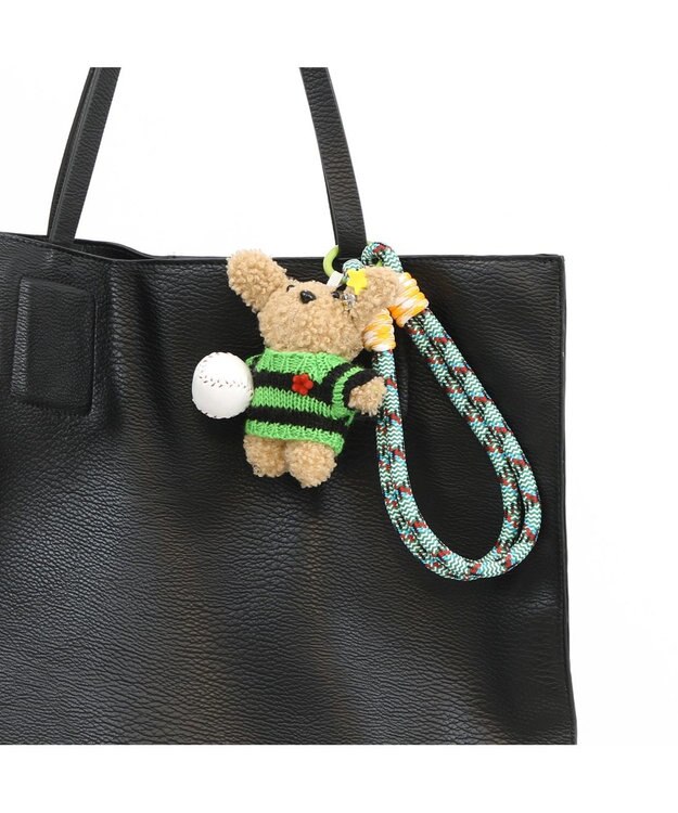 UNBILLION カシュカシュ cachecache / クマロープハンドルチャーム キャメル