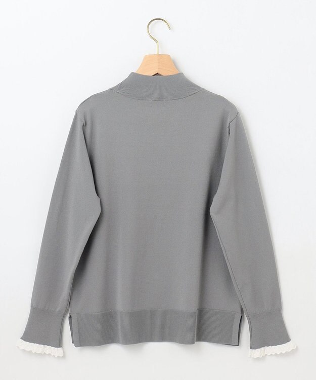 組曲 【2SET・WEB限定】パールボタン配色フリルツイン セット ライトグレー系