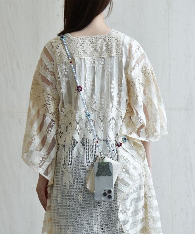 ANNA SUI ASスリング スマホストラップ ブルー