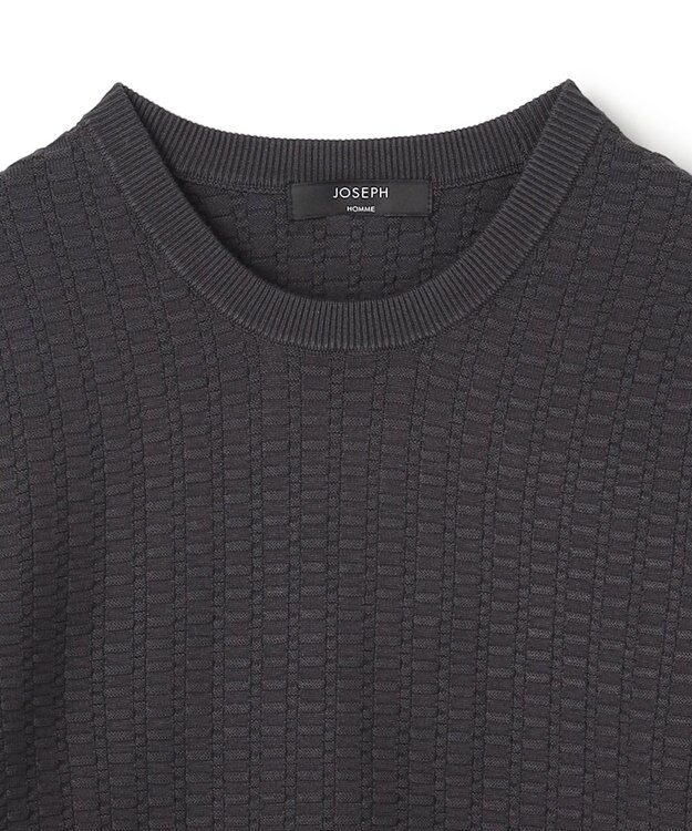 JOSEPH HOMME 【WEB・一部店舗限定  】  ライトヴィスコース　クルーネックニット グレー系