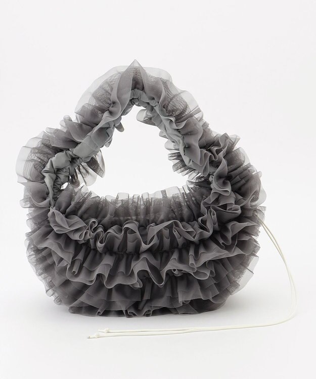 LA BAGAGERIE 【MONICA】シアーチュールドロストバッグ グレー