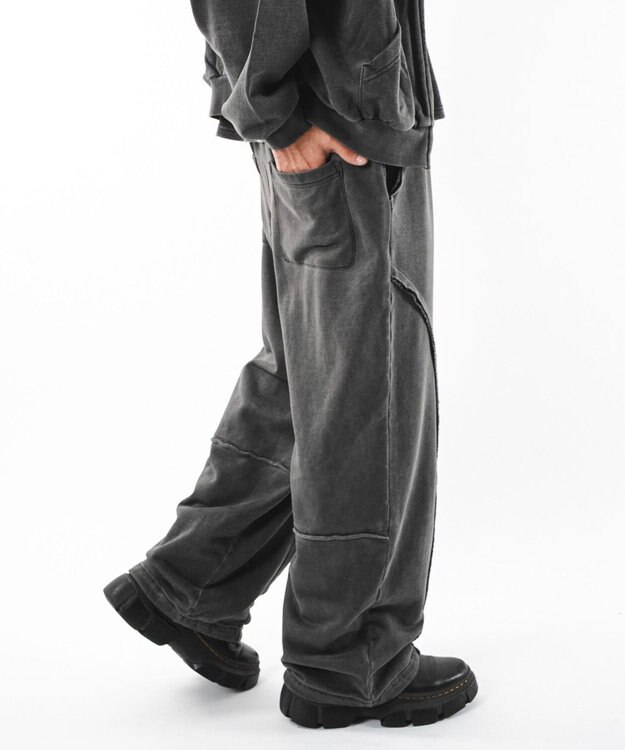 WEGO 【ユニセックス着用ITEM】バルーン3Dスウェットパンツ ブラックその他