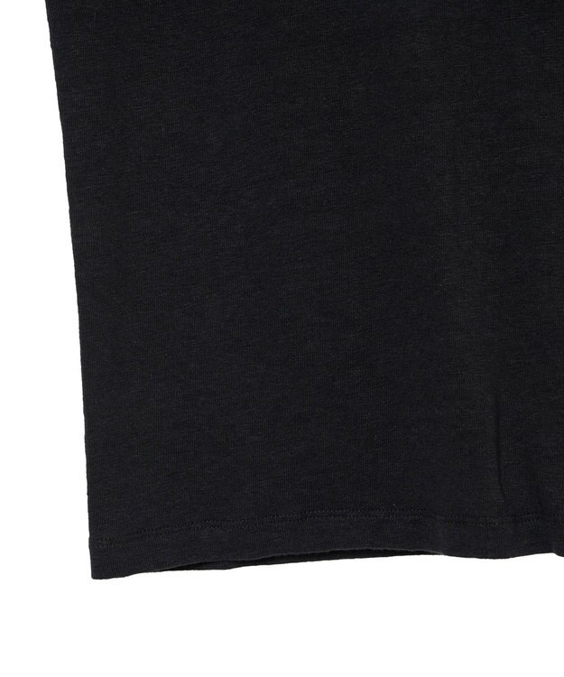JOSEPH 【洗える】リネンジャージー　キャップスリーブトップス Black