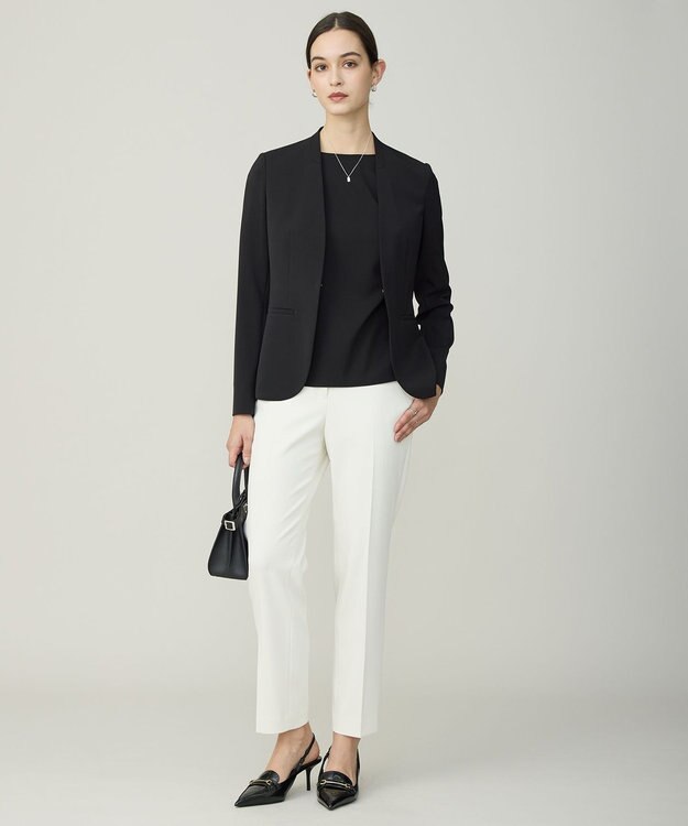 ICB L Fied スプリットラグラン Tブラウス ブラック