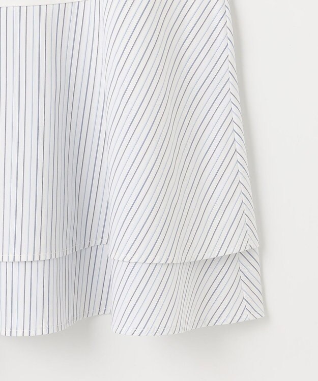 組曲 L シャツコンビティアード カットソー マルチストライプ系