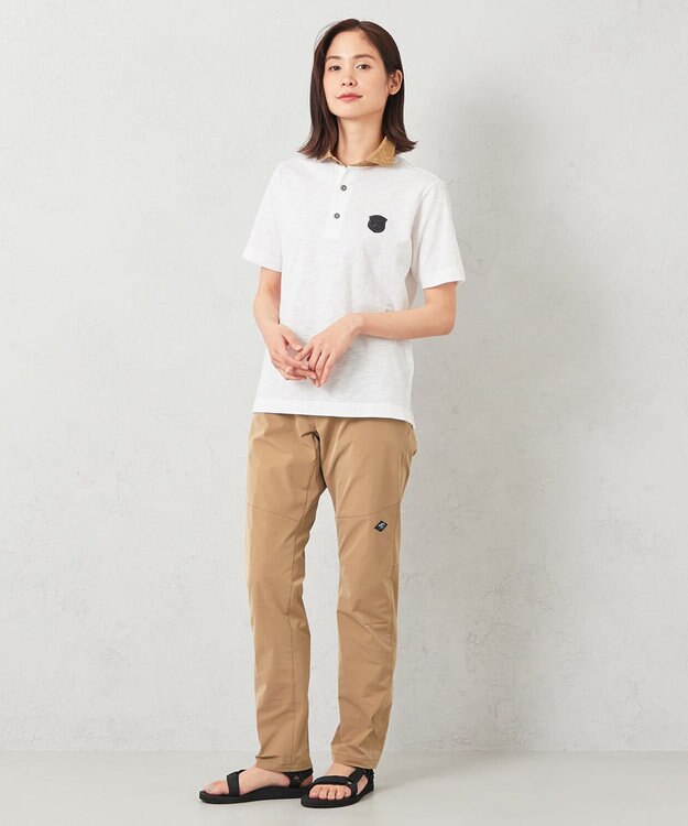 JOSEPH ABBOUD MOUNTAIN 【UNISEX】サスティナブル アウトドアポロ ホワイト系