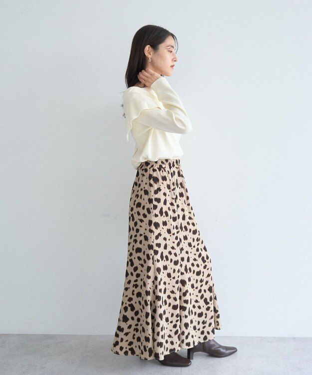 YECCA VECCA 2wayオフショルカラーカーディガン Off White