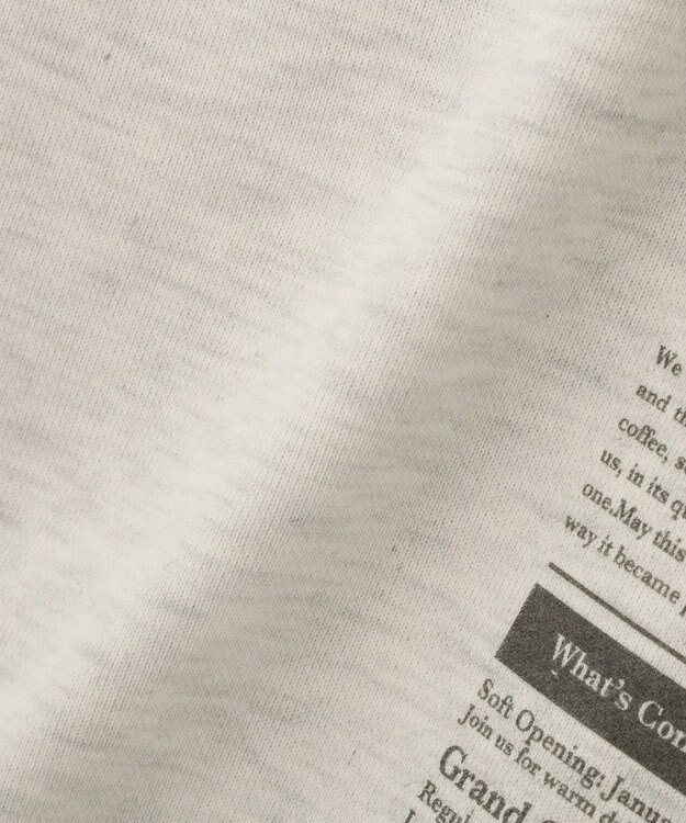 AMERICAN HOLIC News paperスウェット Gray Mixture