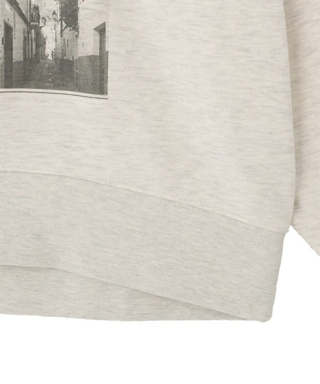 AMERICAN HOLIC News paperスウェット Gray Mixture