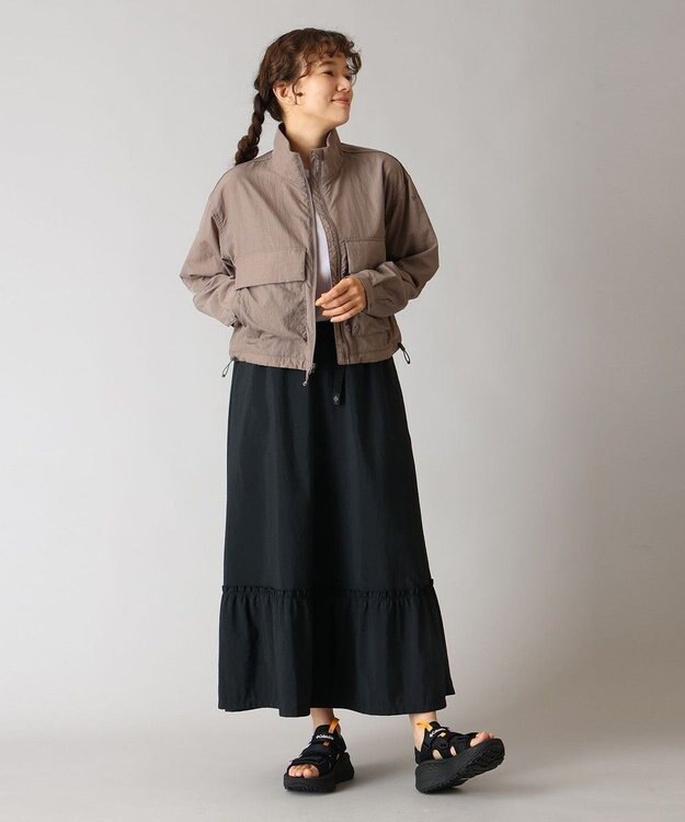 Columbia Columbia/ パラキューティクロップドカーゴウィンドブレーカー /コロンビア Iron