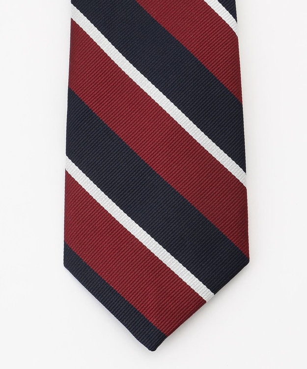 J.PRESS MEN 【定番】オーセンティック レジメンタル ネクタイ ワイン系2