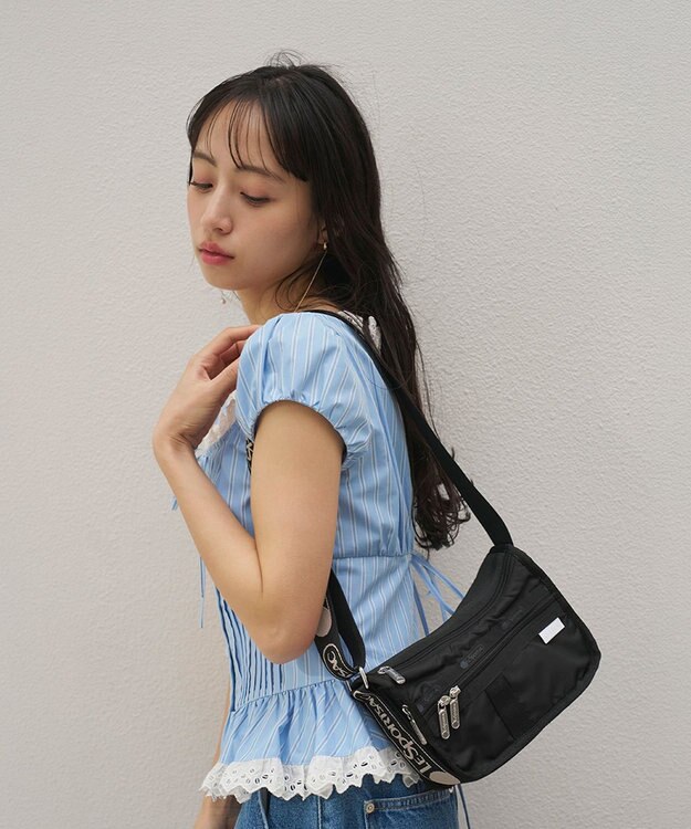 LeSportsac SMALL EVERYDAY BAG MH/ロゴジャガードブラックスナイデル ロゴジャガードブラックスナイデル