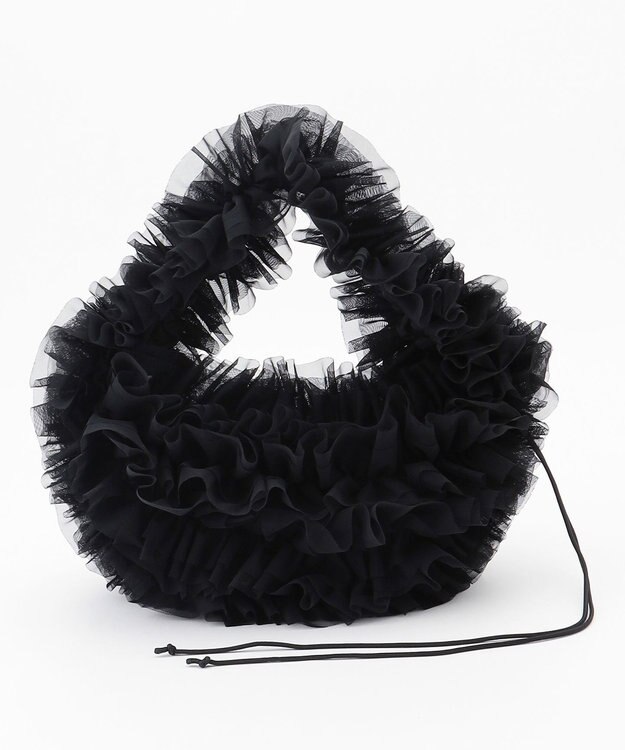 LA BAGAGERIE 【MONICA】シアーチュールドロストバッグ ブラック