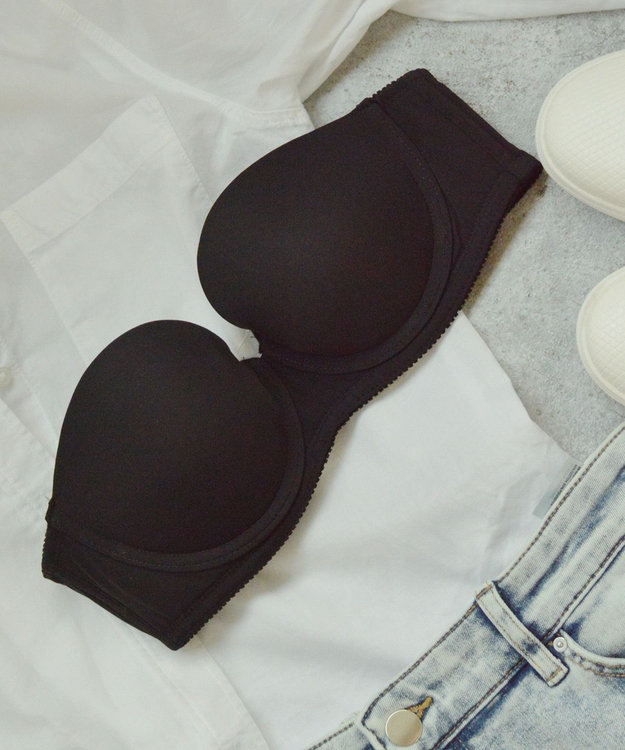 BRADELIS New York 【BRADELIS New York】　エレナストラップレスブラ ブラック