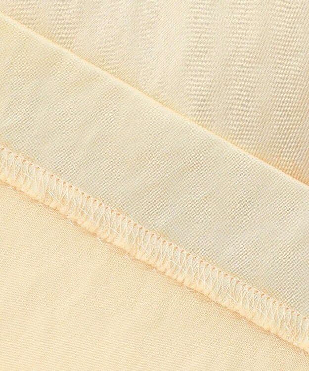 NAVE 【ReNAVE　洗える】グロスサテンブラウス クリーム