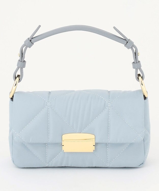 自由区 【2WAY】キルト２WAYバッグ ブルー系