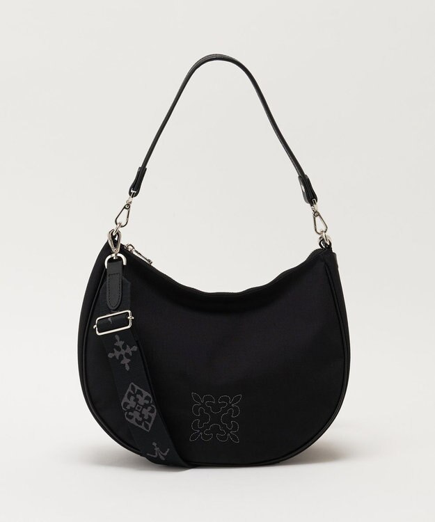 russet ＜360g/撥水性あり＞ コーデュラナイロン2wayショルダーバッグ(CE-1537) Black