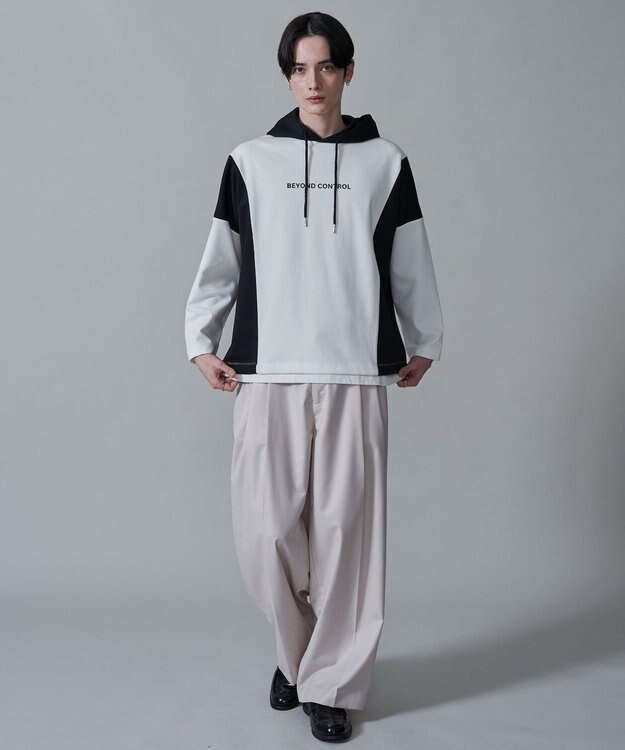 WEGO ドルマンポンチフードT（LS） ホワイト