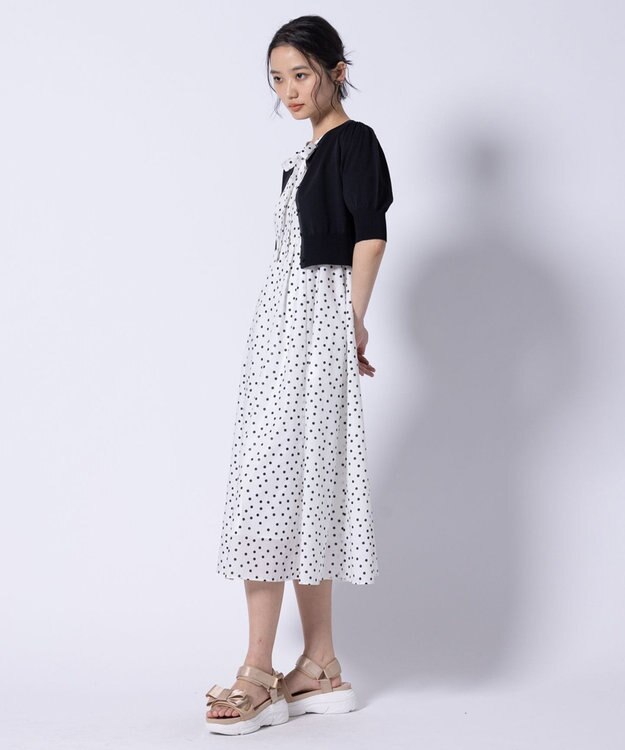 TOCCA BALOON ニットカーディガン ブラック系