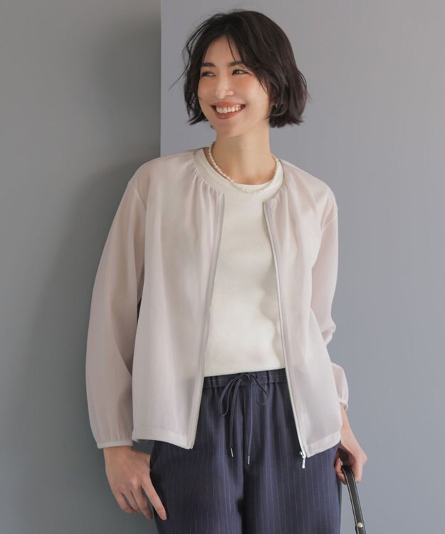 J.PRESS LADIES シアーブルゾン