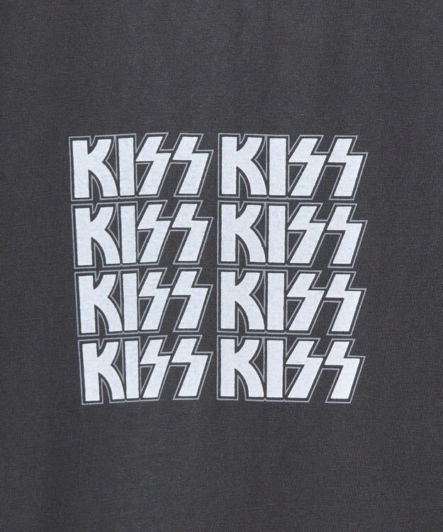 AMERICAN HOLIC 【KISS/The Rolling Stones】Tシャツ Charcoal Gray