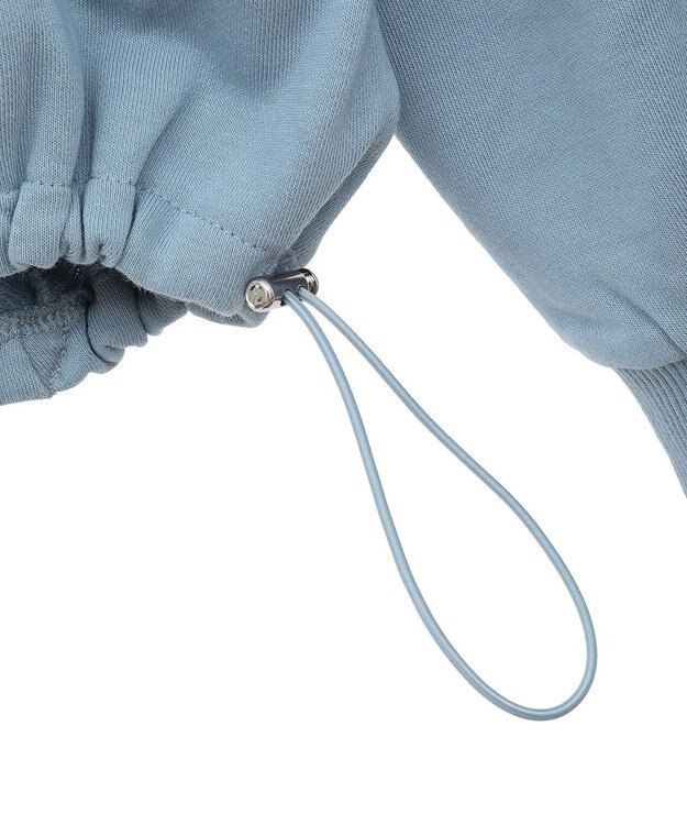 Green Parks ドロストミニ裏毛プルオーバー Sax