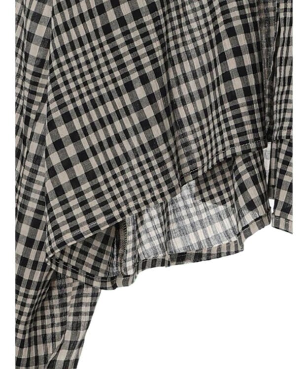 earth music&ecology ワッシャードロスト羽織りシャツ Check