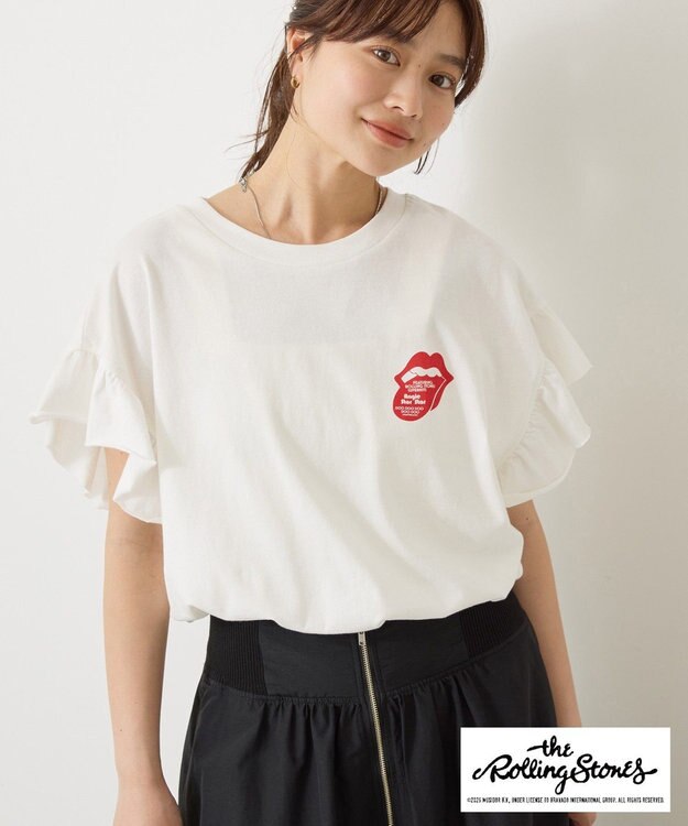 AMERICAN HOLIC 【KISS/The Rolling Stones】Tシャツ Off White