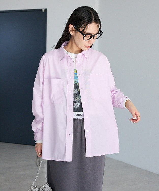 CRAFT STANDARD BOUTIQUE オーバーサイズシャツ Light Pink